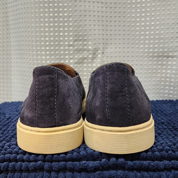 Frye Women's Suede Slip-On Sneakers - Gray and Navy - Picture 3 of 8